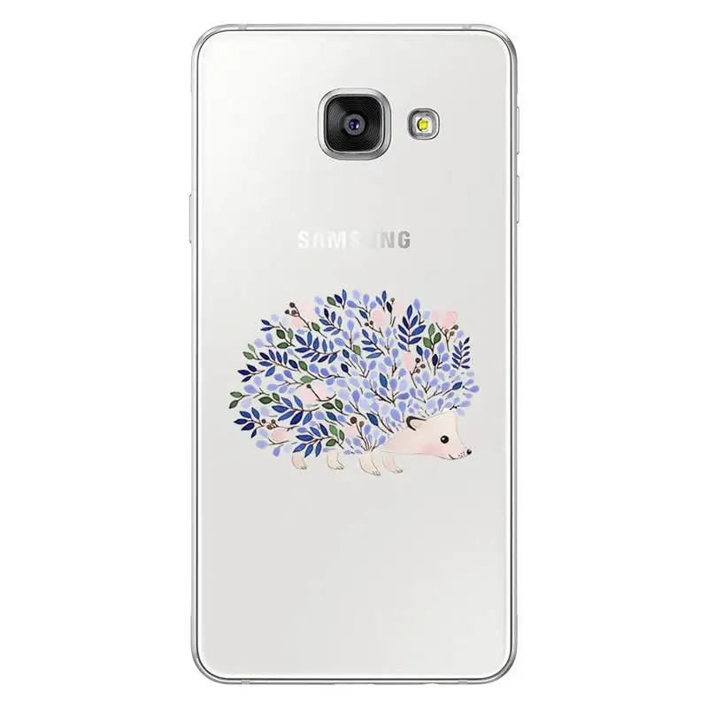 Животное маленький ежик аксессуары для телефона Силиконовый ТПУ чехол Samsung S6 S6edge