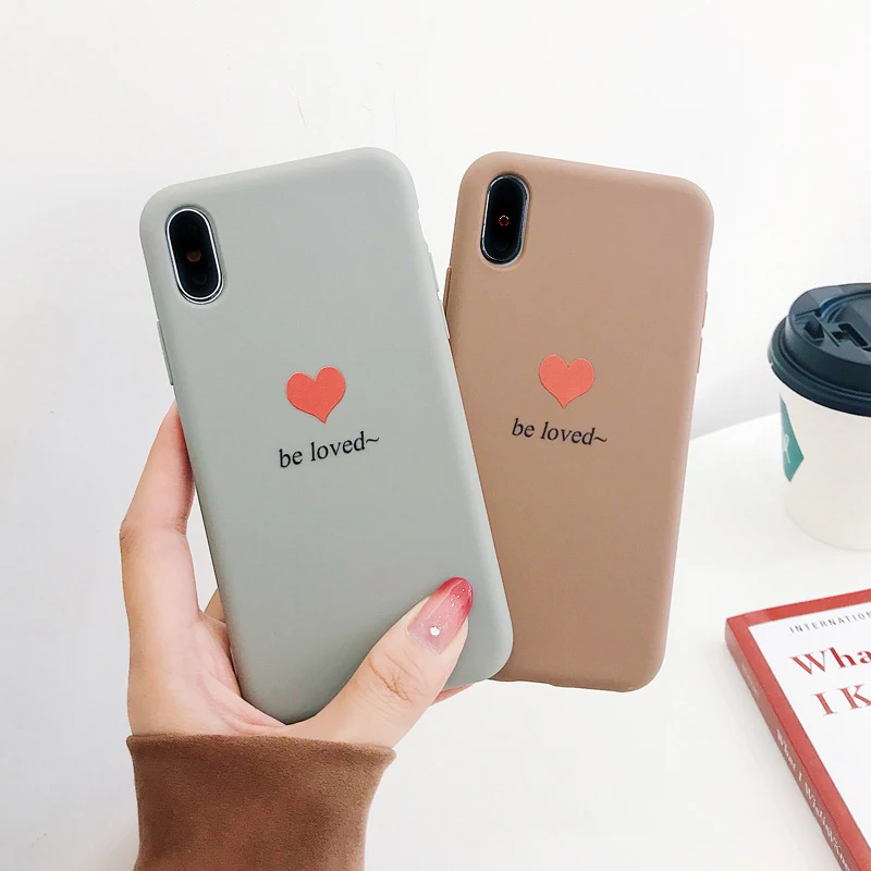 Чехол для телефона GlamPhoneCase милое Красное сердце любовь iPhone 7 8 Plus XS Max XR чехлы X 6 S