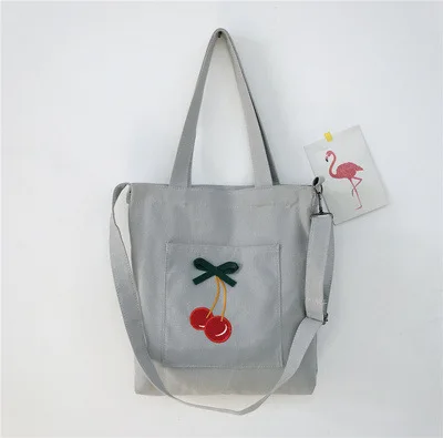 Korean Women Yellow Shoulder Bag Shopping Style Top Handle teen girl Large Cute Strawberry Handbag Crossbody Messenger Tote Bags | Багаж и
