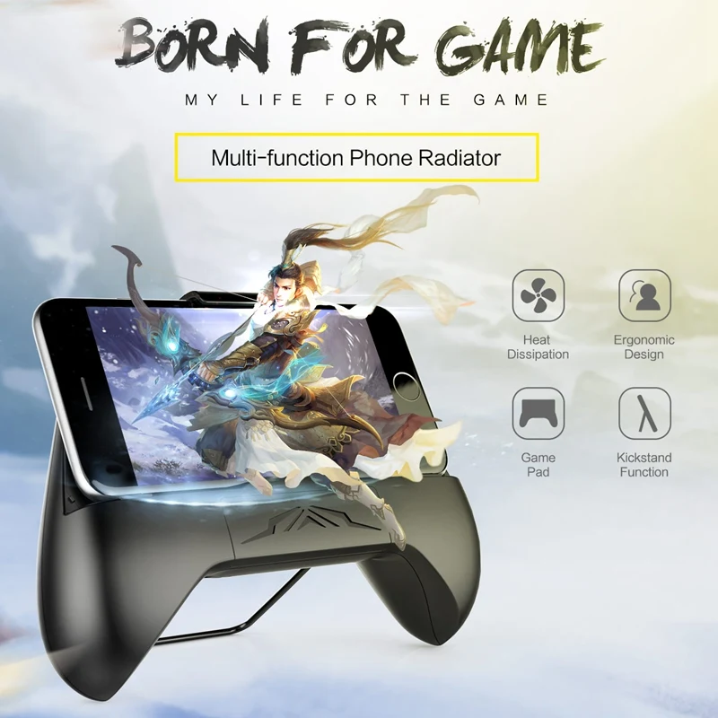 Ручной держатель хвостовика для телефона ROCK охлаждающий излучающий мобильный