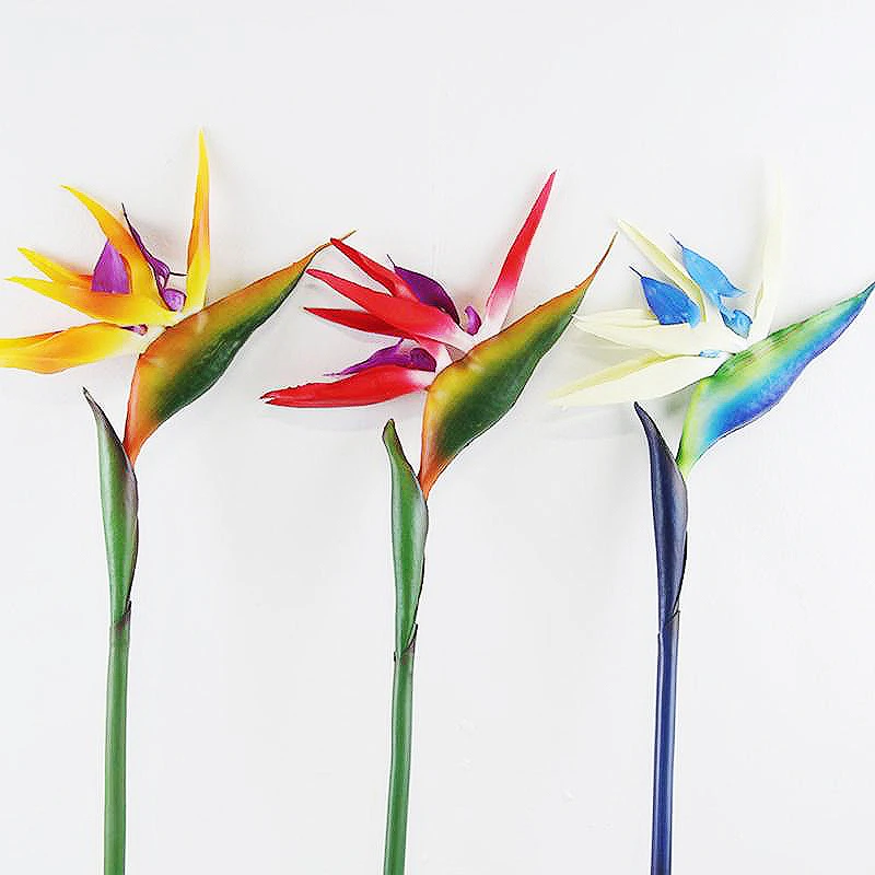 Орхидея из искусственных цветов украшение птица рая для дома свадьбы сада