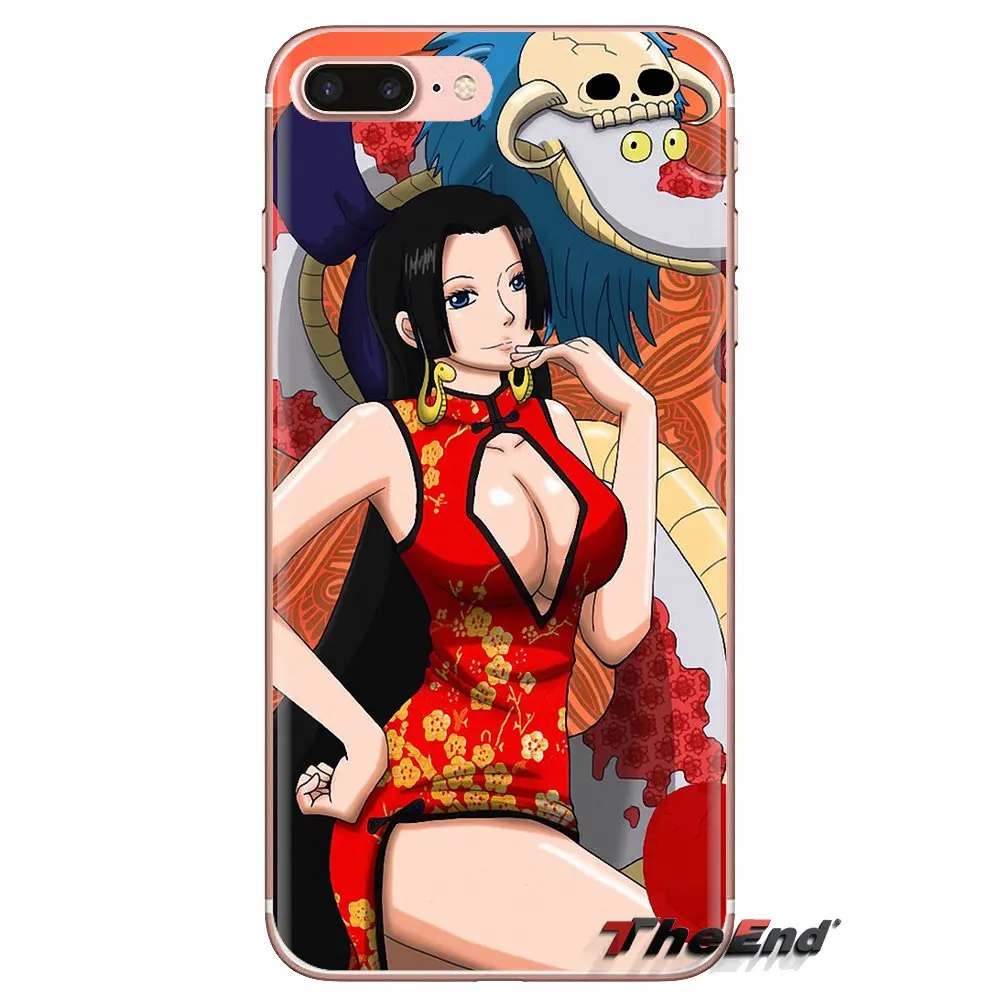 Boa Hancock в Аниме one piece мягкие чехлы для huawei G7 G8 P7 P8 P9 P10 P20 P30 Lite Mini Pro P Smart Plus 2017 2018 2019 |