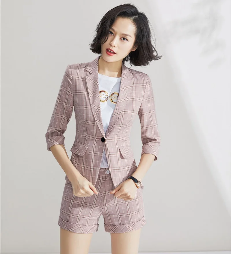 Модный повседневный женский серый платный Блейзер женские деловые костюмы