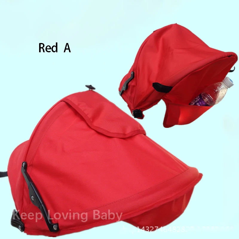 Red A Детская коляска, солнцезащитный козырек, защитный капюшон, навес, аксессуары для коляски, солнцезащитный козырек для коляски - Цвет: Red A