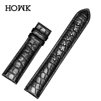 howk watchband suitable buckle or butterfly buckle 18mm 19mm 20mm 21mm 22mm 23mm 24mm leather watch band alligator watch strap