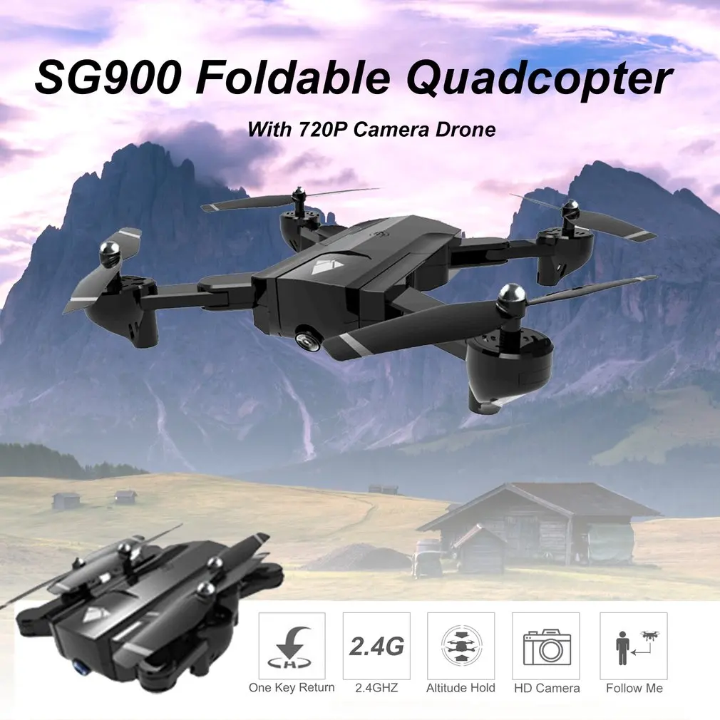 SG900-S SG900 gps Дрон с камерой HD 720P Профессиональный FPV Wifi RC дроны авто возврат Дрон RC Квадрокоптер Вертолет VS F11 X5