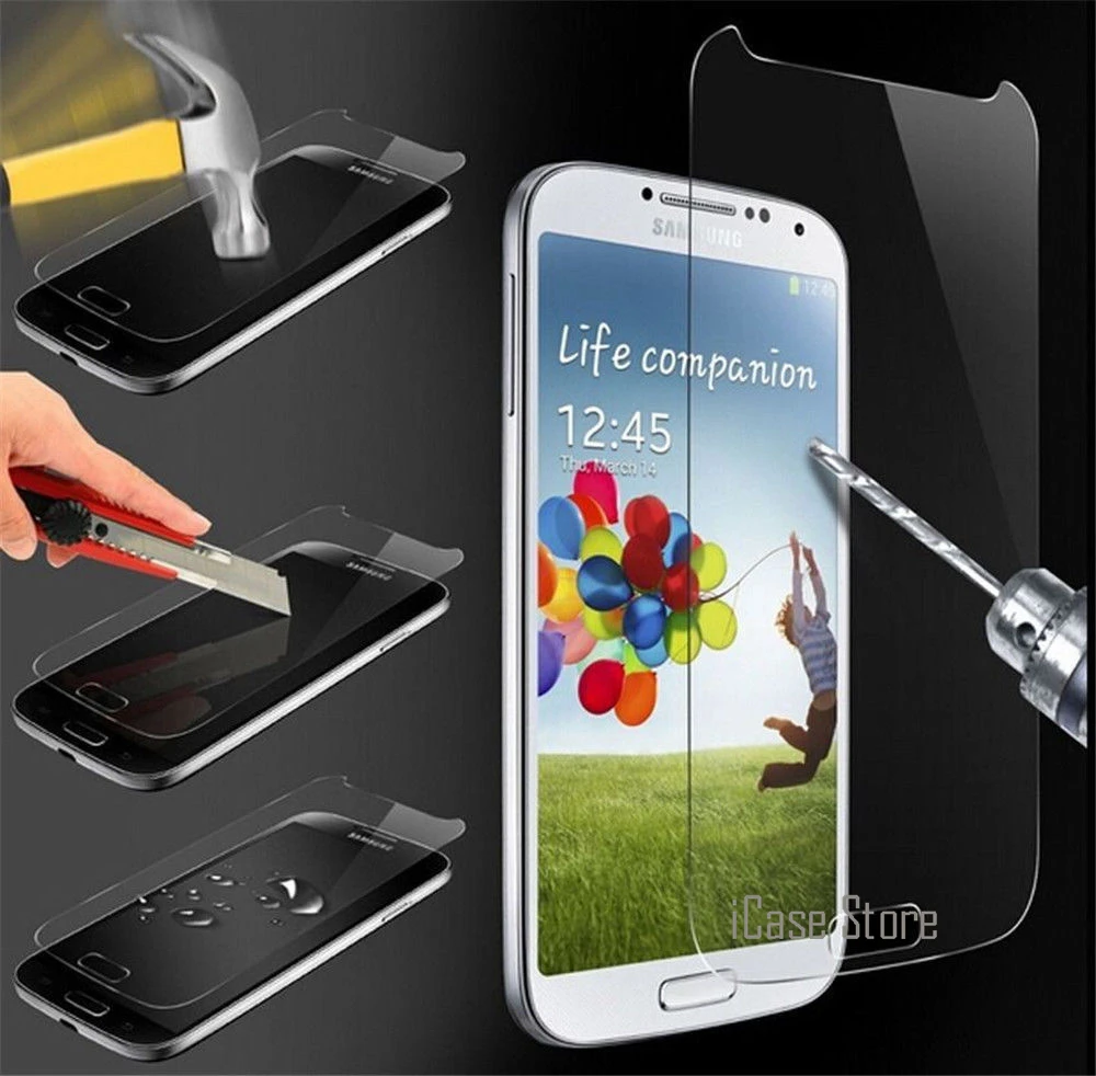 Закаленное стекло для samsung Galaxy чехол Sklo Grand Prime Core S6 S5 S4 S3 G355H G530 G360 GT i9082 S7562 a3 A5 J1 J3 J5 J7