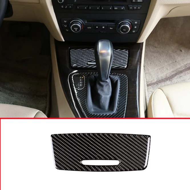 

Real Carbon Fiber Central Control Cigarette Lighter Panel Stickers Trim For BMW 3 Series E90 E92 2005-2012 Car Accessories