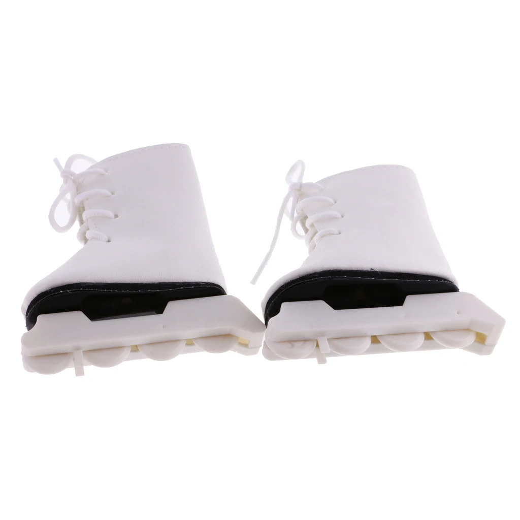 Модные Белые роликовые коньки из искусственной кожи 1 пара обувь для 18-дюймовых