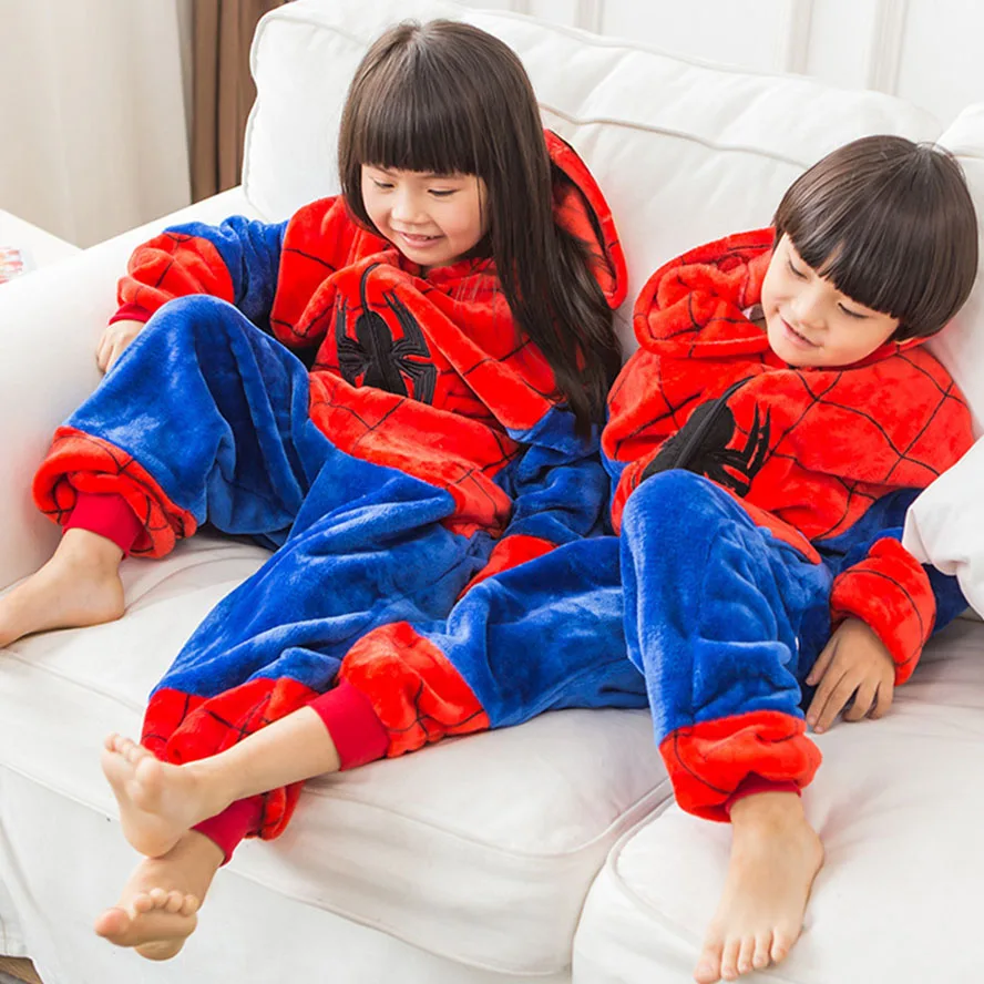 Пижамы для мальчиков и девочек детский пижамный комплект с единорогом