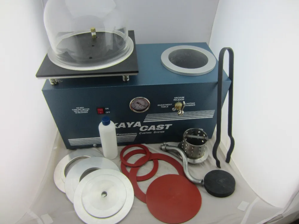 Вакуумная машина для литья золота/серебра жилетов ювелирных изделий и