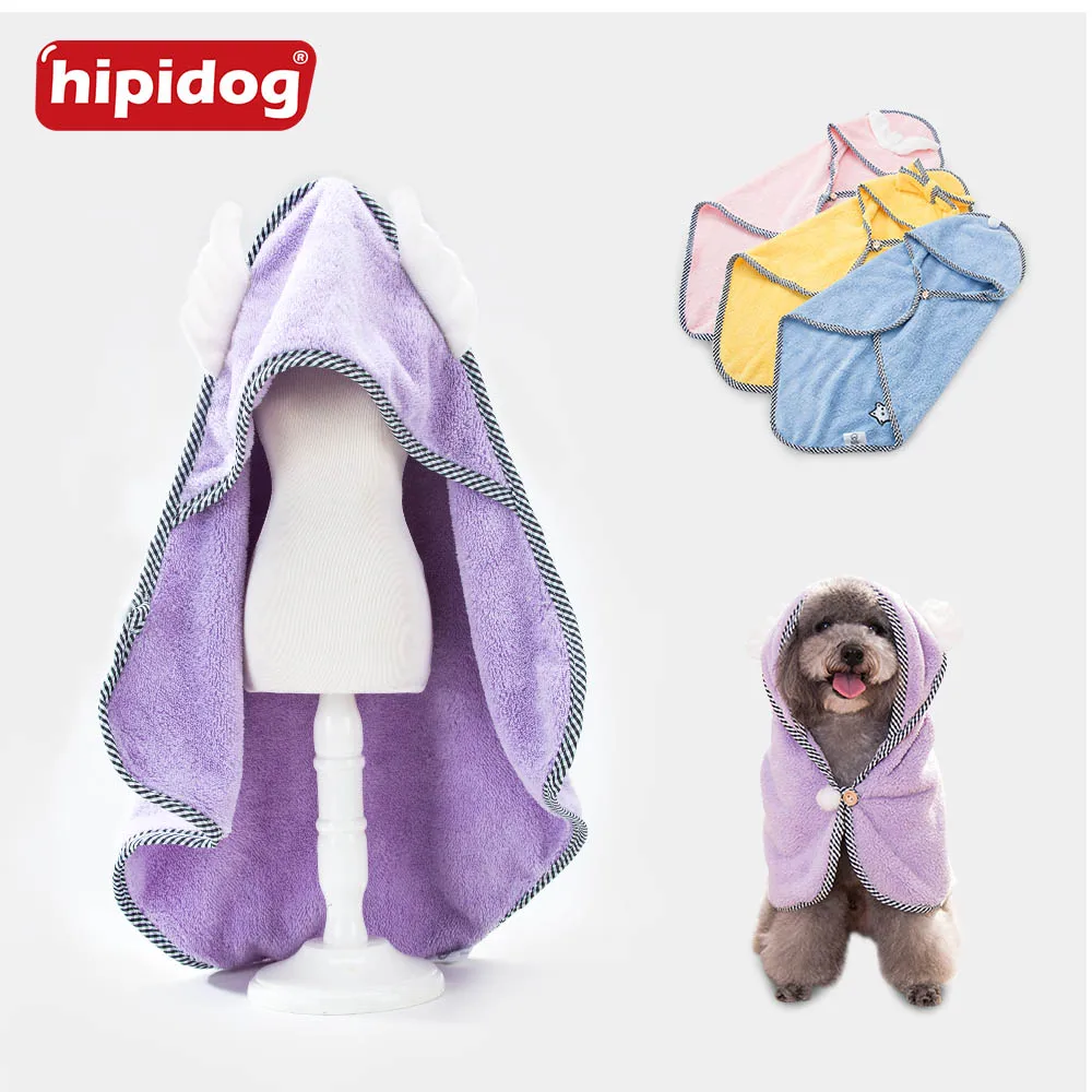 Hipidog мягкое Коралловое бархатное полотенце быстросохнущая супер впитывающая