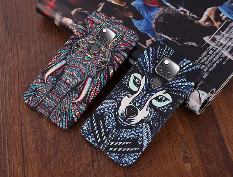 YonLinTan, чехол, чехол для huawei mate 20 Lite mate 20 Pro, мобильный телефон, слон, тигр, животное, твердый пластик, 3D