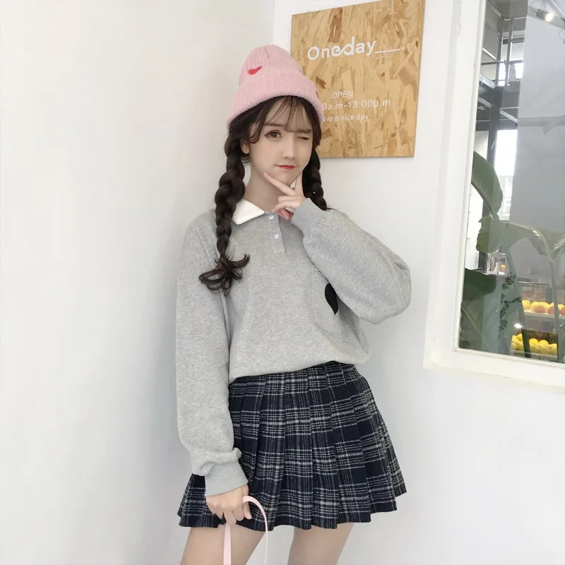 Хлопка мило любовь с вышивкой для девочек Футболка Harajuku Модные свободные