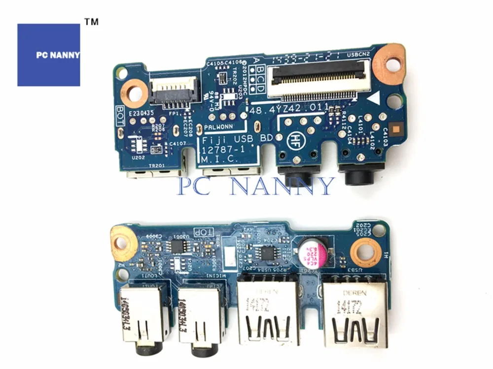 ПК-няня для HP ProBook 450G 450 G1 455 плата с USB разъемом и аудиоразъемом 48.4YZ42.011 12787 работает