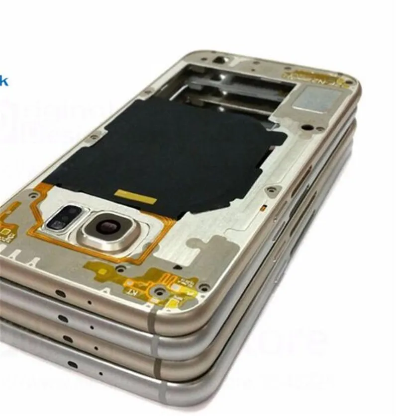 Высококачественная средняя рамка для Samsung Galaxy S6 G920F G920A сменная панель экрана