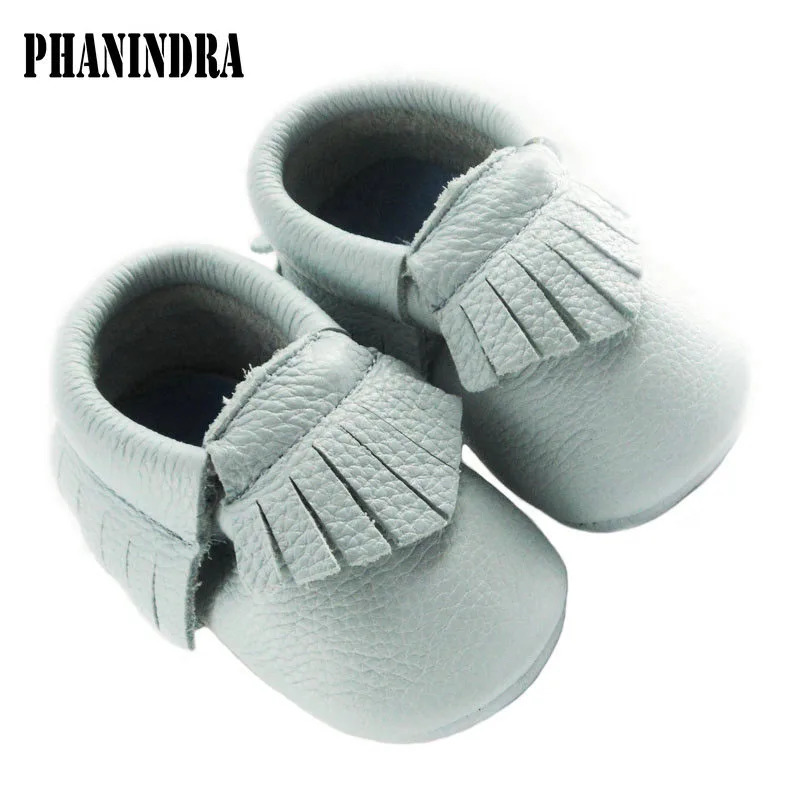 Новый greyblue детские мокасины из Moccs для мальчиков и девочек мягкая натуральная