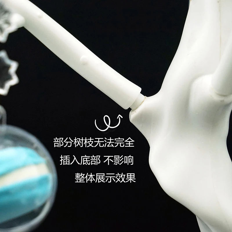 Wedding decoration tree white resin Simulated with macrons pendants for candy bar/shop window display Wishing Tree | Дом и сад