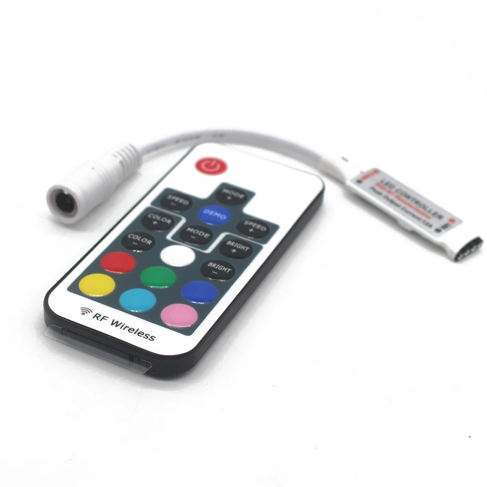 Мини светодиодный RGB пульт дистанционного управления беспроводной с 4 контактами