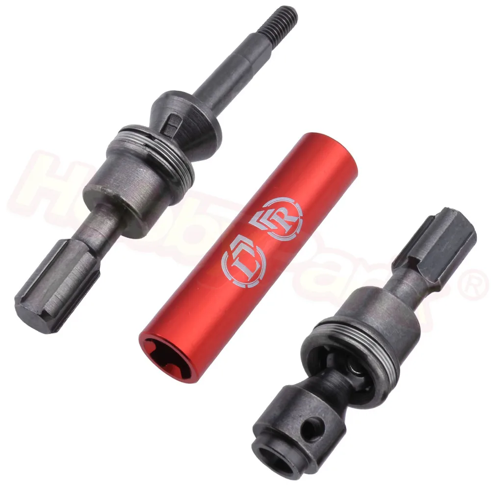 2 шт. сверхмощный Металлический Стальной задний Driveshaft CVD Замена 6852R 6852X для RC Traxxas