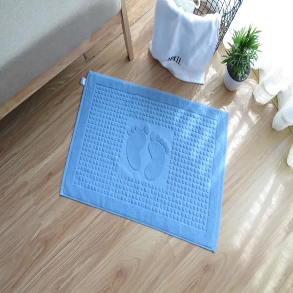 Footprint Хлопок, нескользящий коврик для ванной, гостиницы, коврик для ванной ковер, кухонный Коврик для двери, офисный стул, коврик для ног, коврик для обеденного стола - Цвет: Footprint