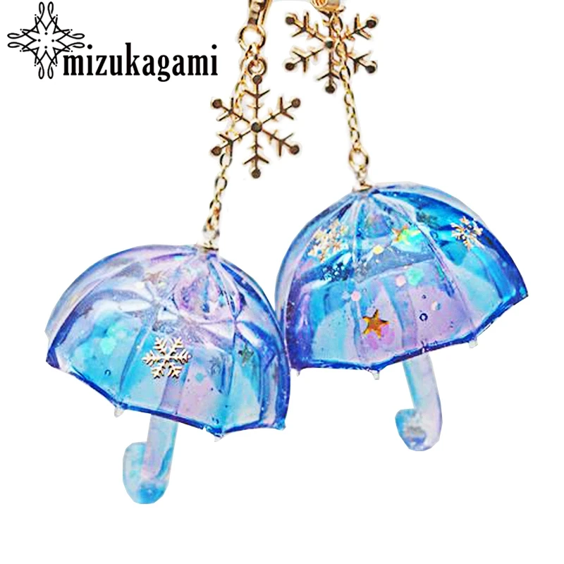 Силиконовая форма для ювелирных украшений из уф смолы 3D формы зонта подвески 1 шт.