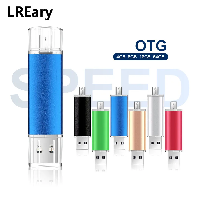 

USB OTG 64GB 128GB Pen Drive USB 2.0 Flash Drive 4GB 8GB External Storage memory U disk 32GB 16GB Micro USB Stick Pendrive