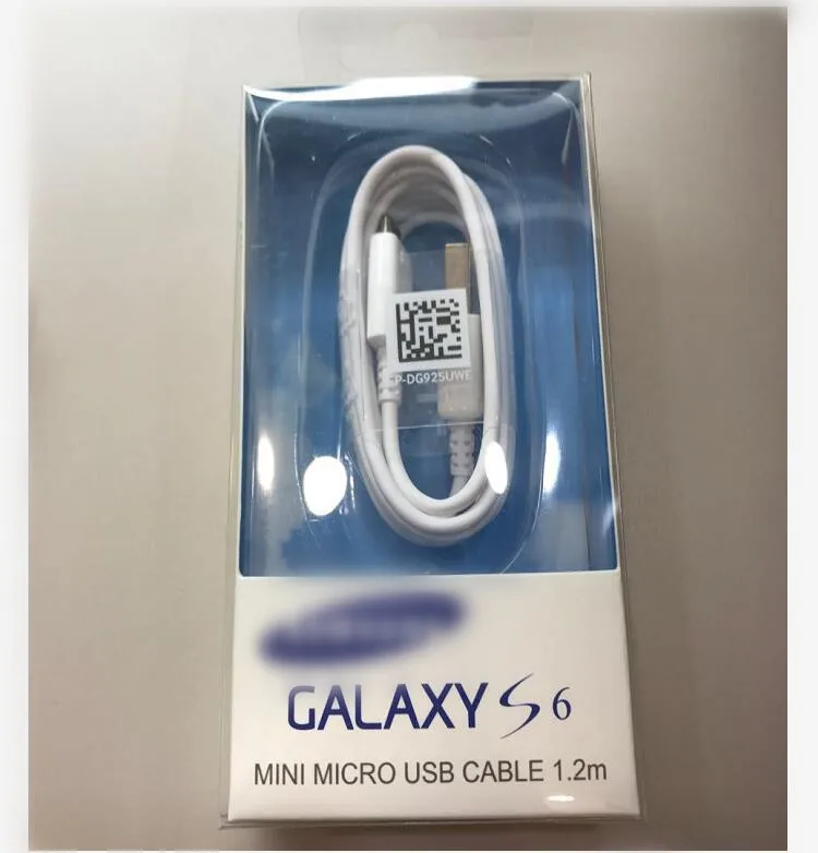 10 шт./лот, 1,2 м Micro USB кабель для синхронизации данных, зарядный кабель для samsung S6 Edge S6 note4 S3 S4