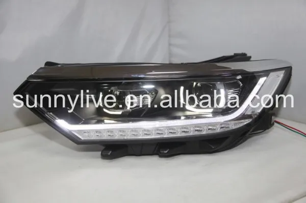 Для VW Passat Magotan B8 светодиодный налобный фонарь года Европейская версия с HID KIT