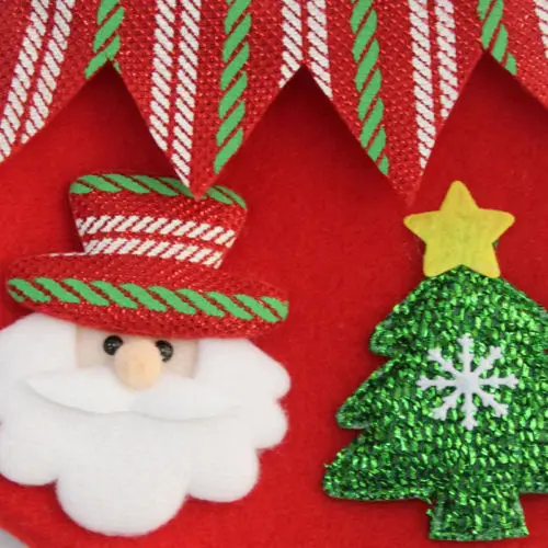 

NEW Santa Xmas Kids Children Wedding Candy Gift Buckram Mini Handbags Christmas Treat Cute Mini Bags Holiday