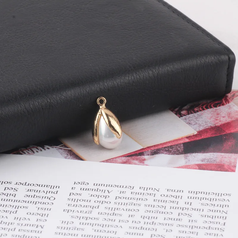 SEA MEW 50 шт. модные подвески из металлического сплава с имитацией жемчуга и шармами