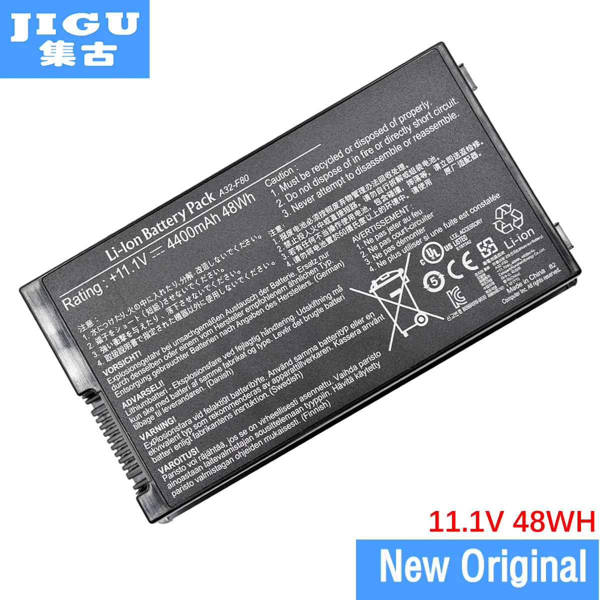 JIGU оригинальный аккумулятор для ноутбука Asus F8 F80 F80H F80A F80Q F81 F83 N80 F50 5 8 10 | Компьютеры