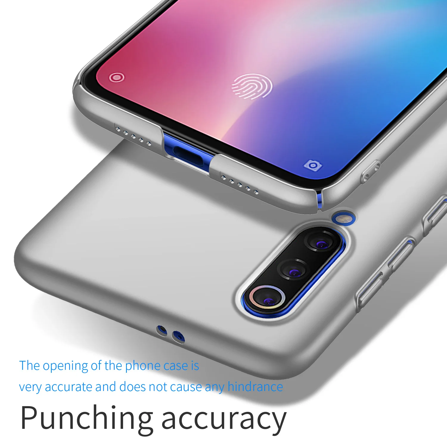 Чехол для Xiaomi Mi CC9 роскошный высококачественный Жесткий ПК тонкий чехол матовая