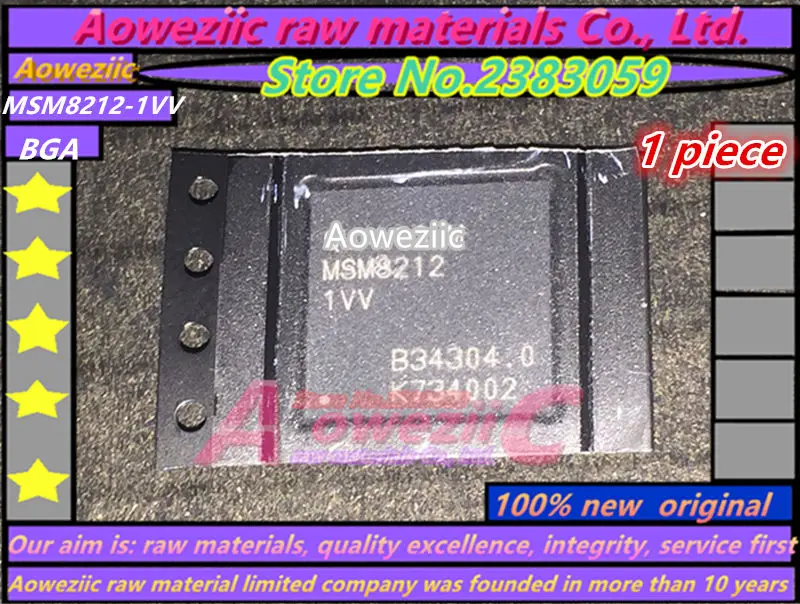 

Aoweziic 100%, новый оригинальный CPU MSM8212-1VV MSM8212, применяется в аппарате millet