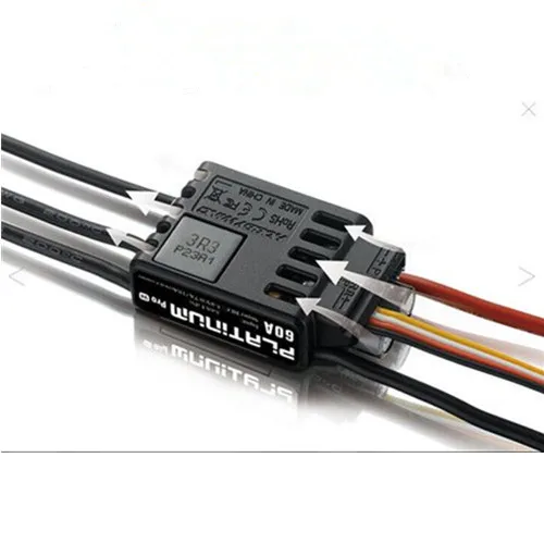 HobbyWing Platinum 60A ESC V4 (3S-6S) для 450-480 класса Heli RC Drone FPV Multi-Rotor | Игрушки и хобби