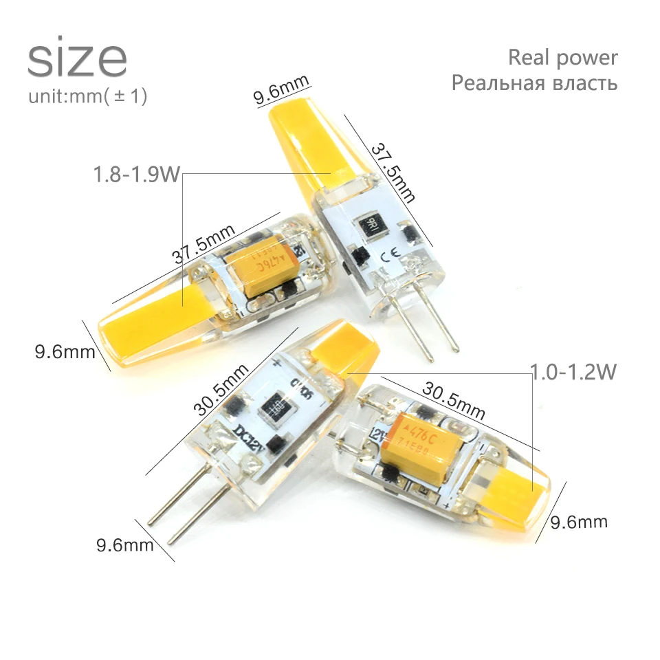 LKLTFX G4 LED Lamp AC DC 12V Mini Lampada Bulb COB Chip Light 360 Beam Angle Lights Replace 30W Halogen Spotlight | Лампы и освещение