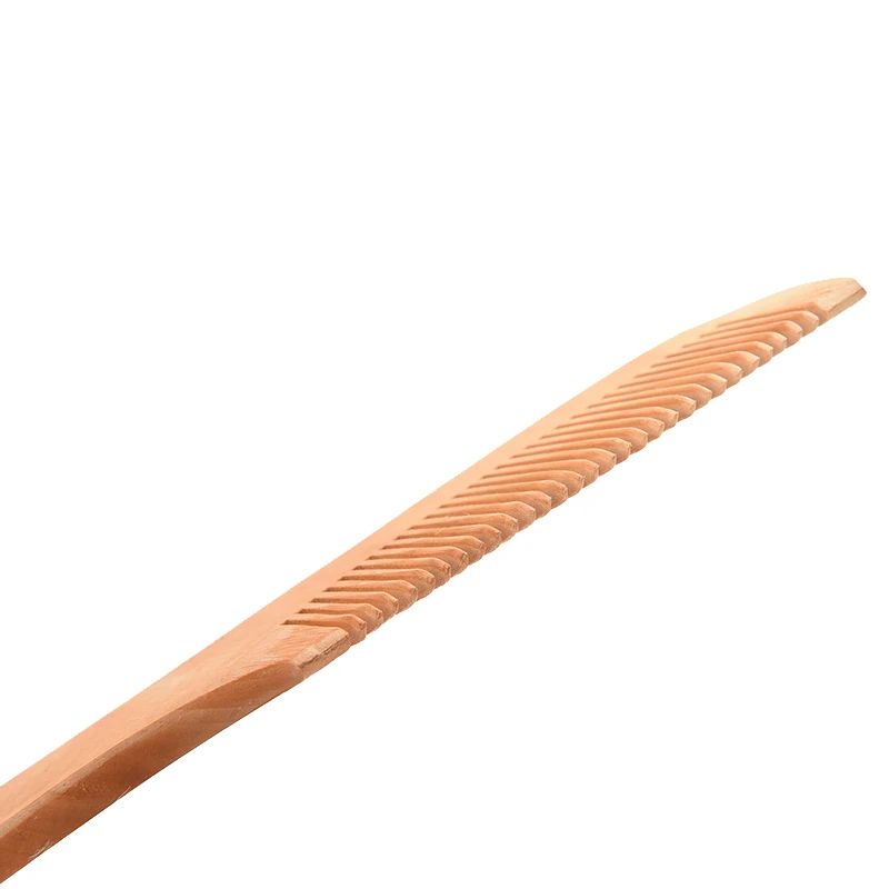 18 см персиковая деревянная расческа для волос Антистатическая Инструменты