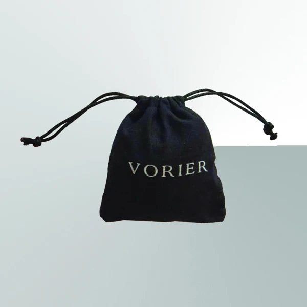 Black Pouch-string Изготовленный на заказ роскошный дизайн печатная картонная бумажная коробка ювелирных изделий с печатью логотипа - Цвет: Black Pouch-string