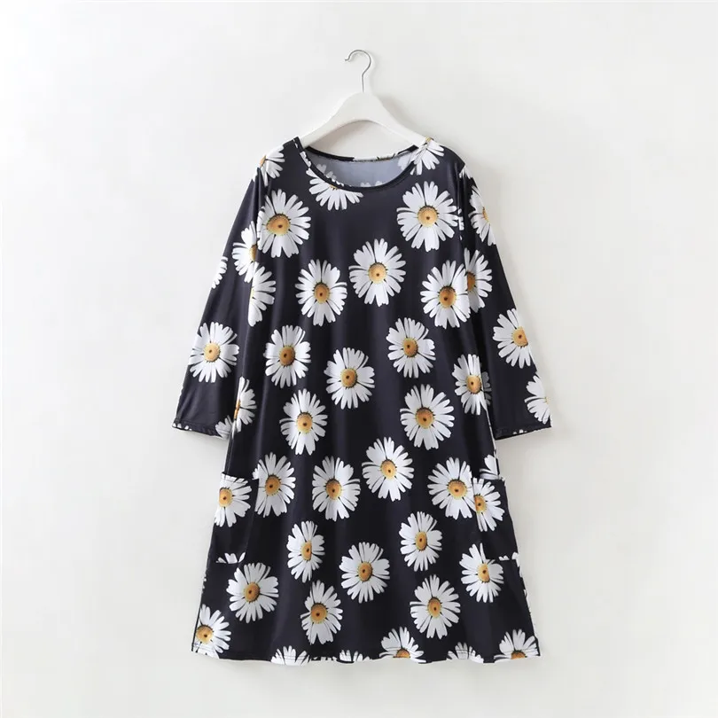 Модель 2018 года семейные платья для матери и дочери одежда мам в полоску с длинным