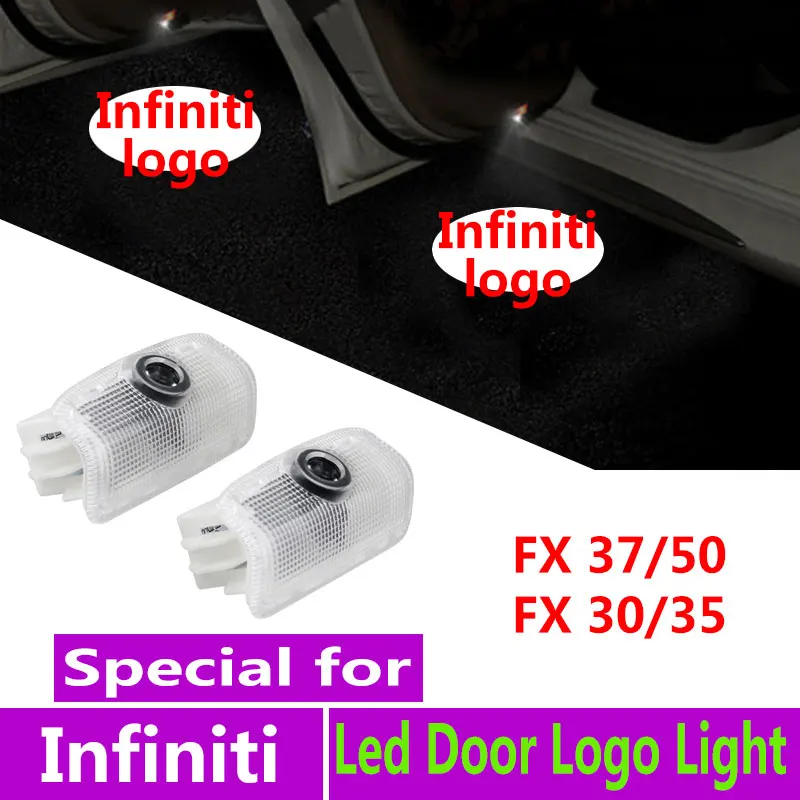 2 шт. автомобильный светильник с логотипом ghost shadow для INFINITI FX FX37 FX50 FX30 FX35