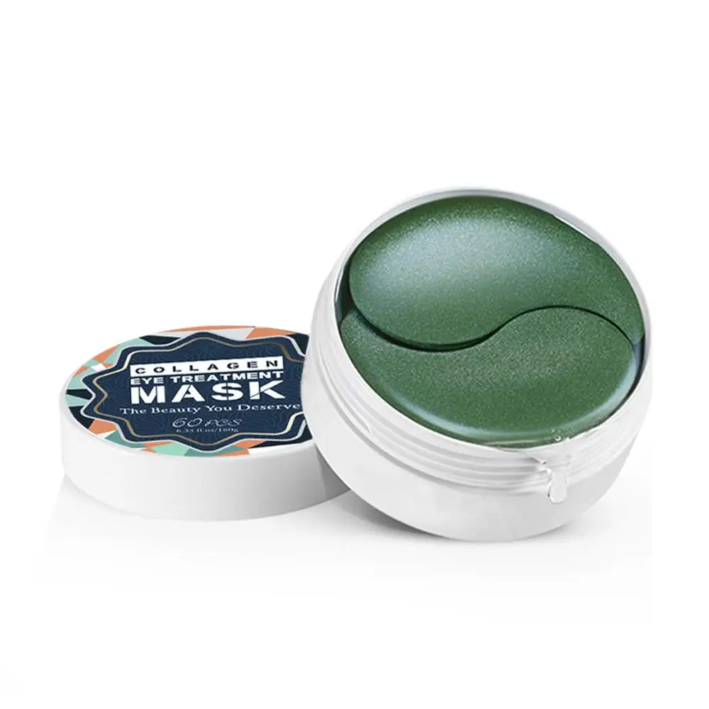 Seaweed eye mask-1 60 шт. маска для глаз лист Морские Водоросли Коллаген маски для глаз эффективное удаление глаз мешок темные круги отек увлажняющий укрепляющий против морщин - Цвет: Seaweed eye mask-1