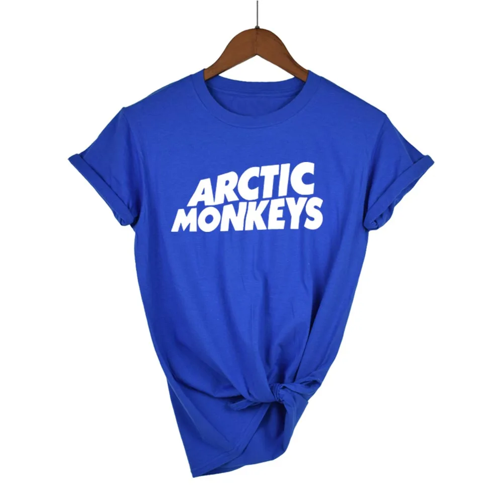 Футболка Arctic Monkeys Sound Wave, рок-группа, концертный альбом, высокая футболка, футболка унисекс, больше размеров и Color-A112 - Цвет: sapphire white