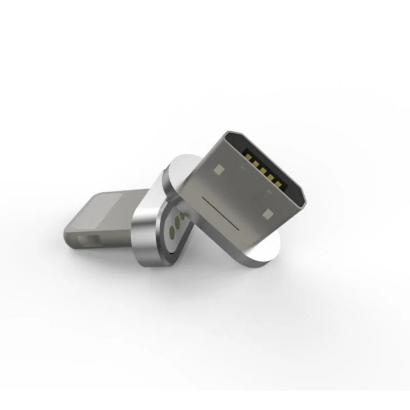 Магнитный переходник с разъемами Micro USB замена для быстрой зарядки 2 4 А iPhone Samsung