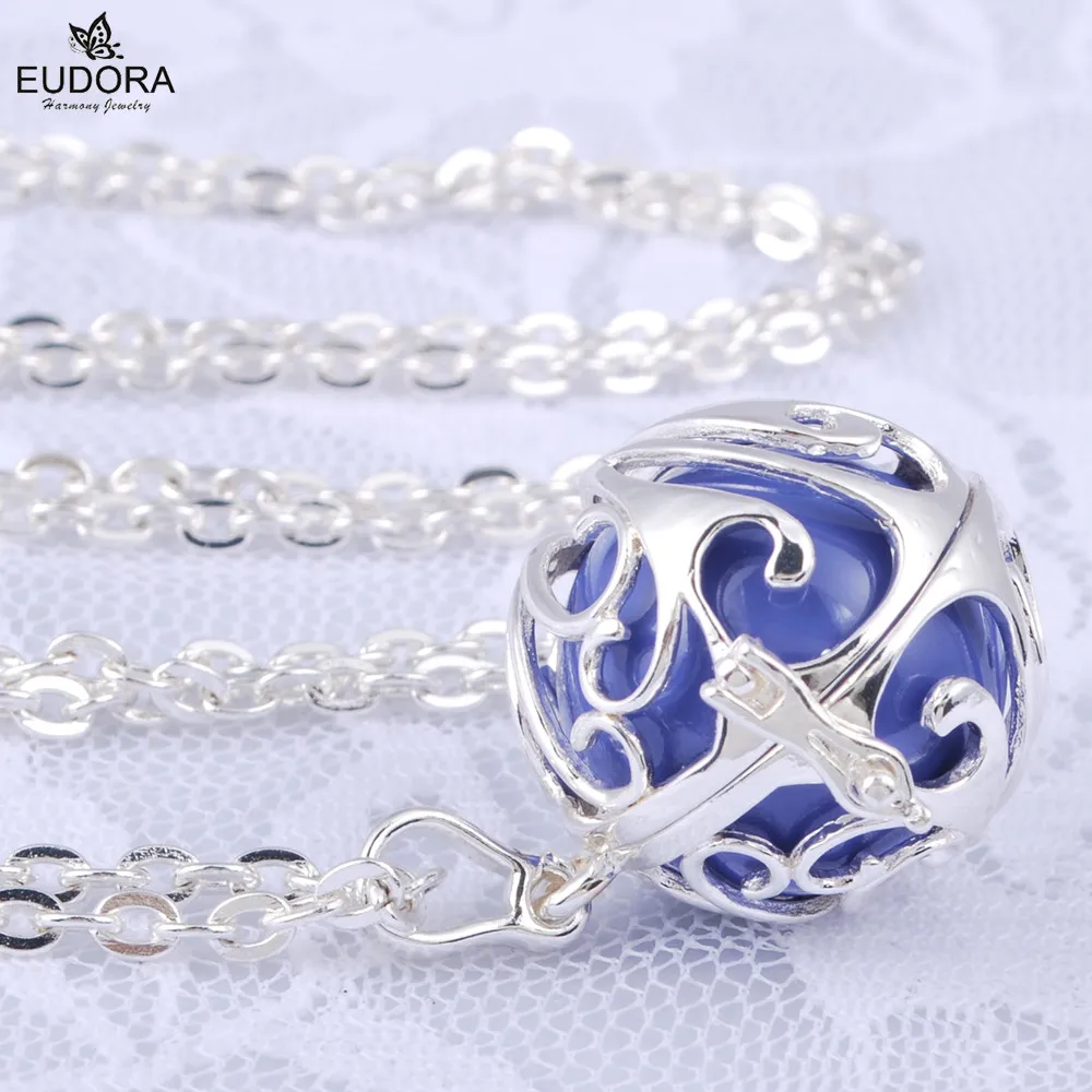 

Harmony Leaf Eudora Harmony Ball Necklace Pregnancy Prayer Box Pendant Angel Jewelry Make Soothing Sounds Baby Best Gift