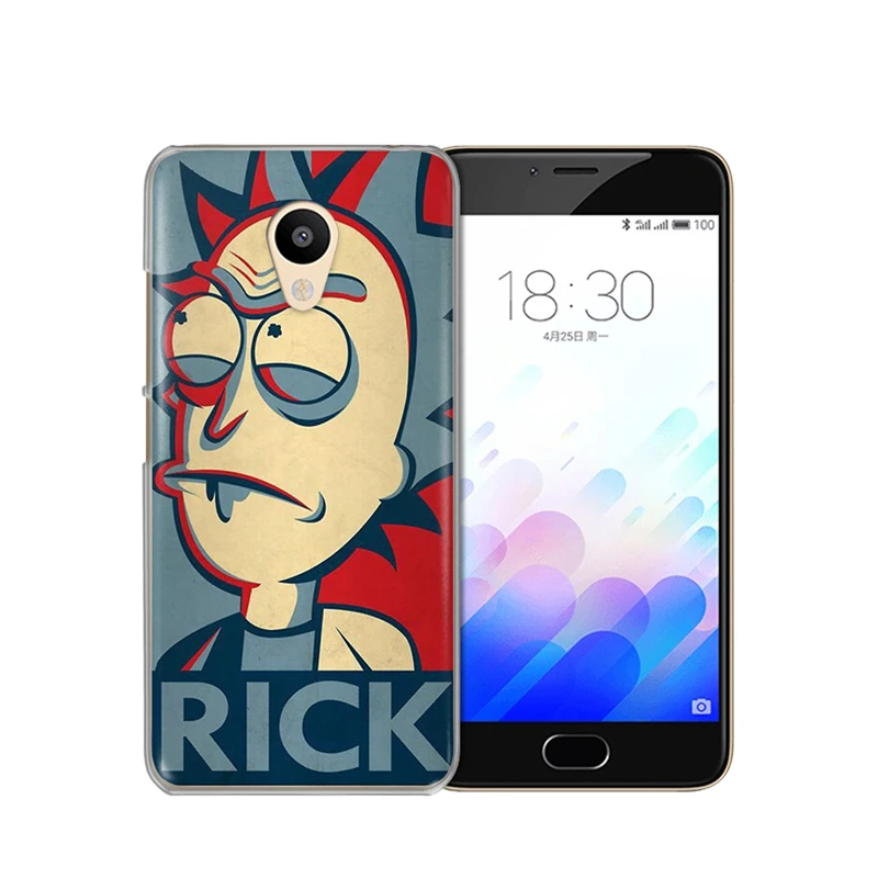 Luxury Rick And Morty Phone Case Cover For Meizu M3S M3 Note M5 M5S M5C M6 U10 U20 Pro 6 16th Soft TPU Silicone Shell capa |