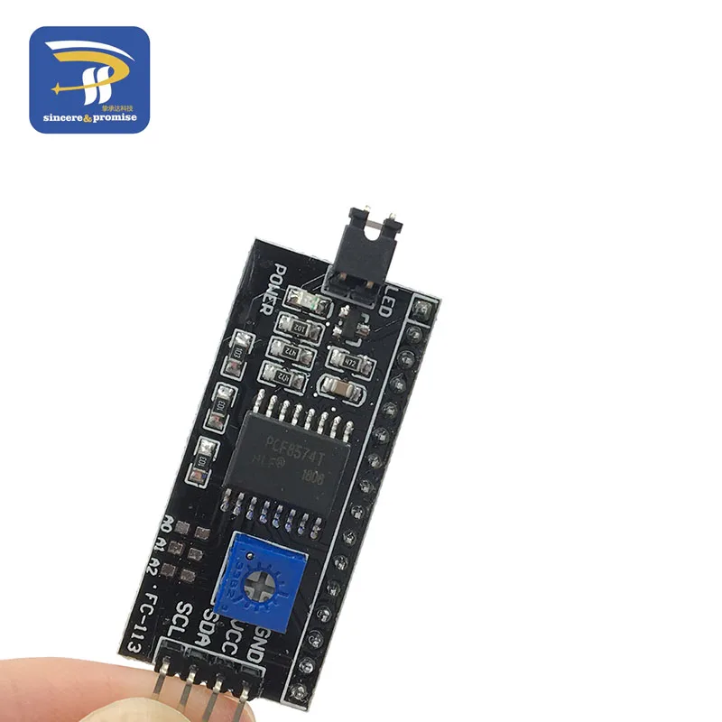Плата адаптера PCF8574T PCF8574 IIC/I2C/LCD Интерфейс 1602 2004 LCD для Arduino|lcd 1602|lcd adapterlcd lcd |