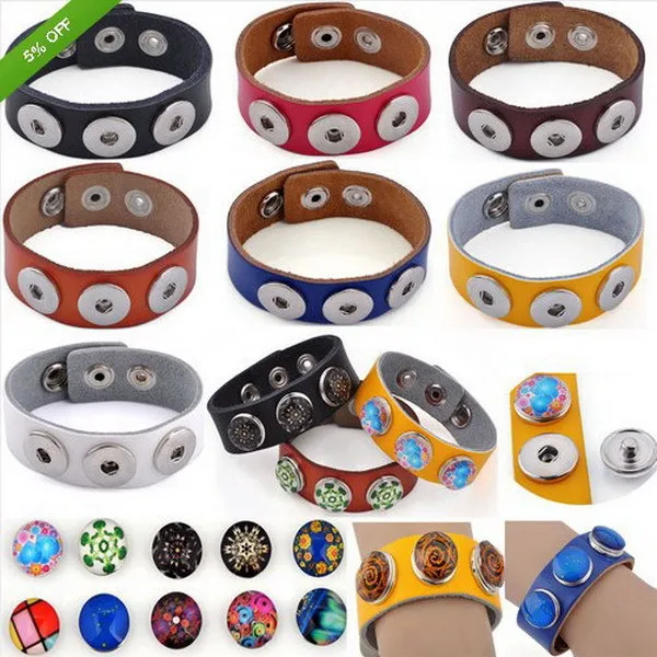 Оптовая продажа 24 шт./лот разные цвета сделай сам сменный Браслет из натуральной