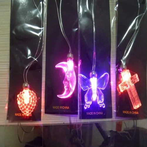 50 шт./лот прозрачное акриловое светящееся звезда дельфин сердце мигание LED