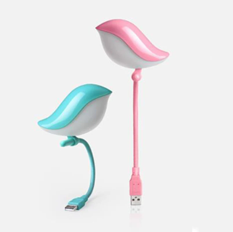 

Lovely Bird LED Night Light USB LED Lamp Portable Mini Night Light Children Eye Protection Desk Lamp Kids Novelty Gifts