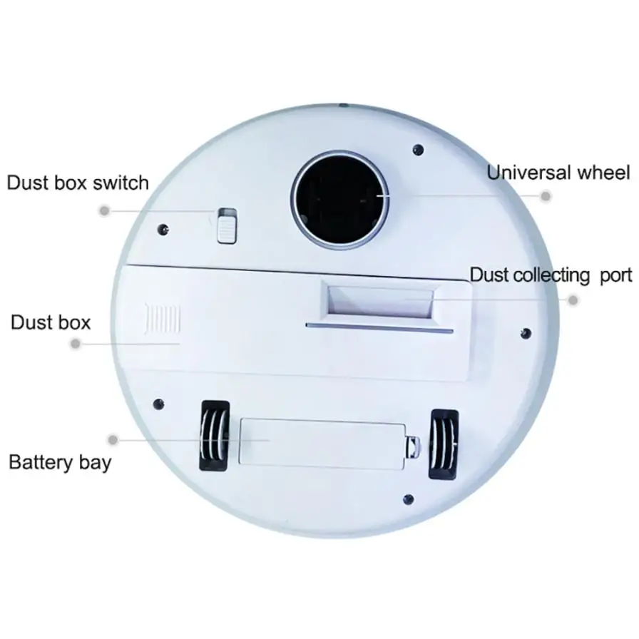 

100% brand new and high quality Intelligent Robotic Vacuum Cleaner Automatic Mini Sweeping Machine 2sw0817